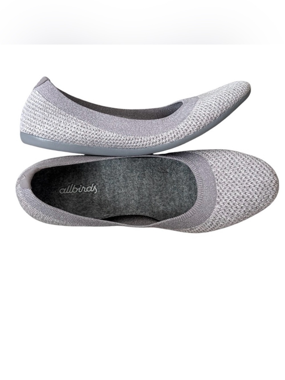 Allbirds Tree BreezersKnit Ballet Flats Lightweight Knit Slip-On Lavender